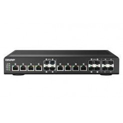 QNAP QSW-IM1200-8C 8 ports 10GbE SFP+/RJ45 combo 4 ports 10GbE SFP+ Marvell 98DX8312 managed switch